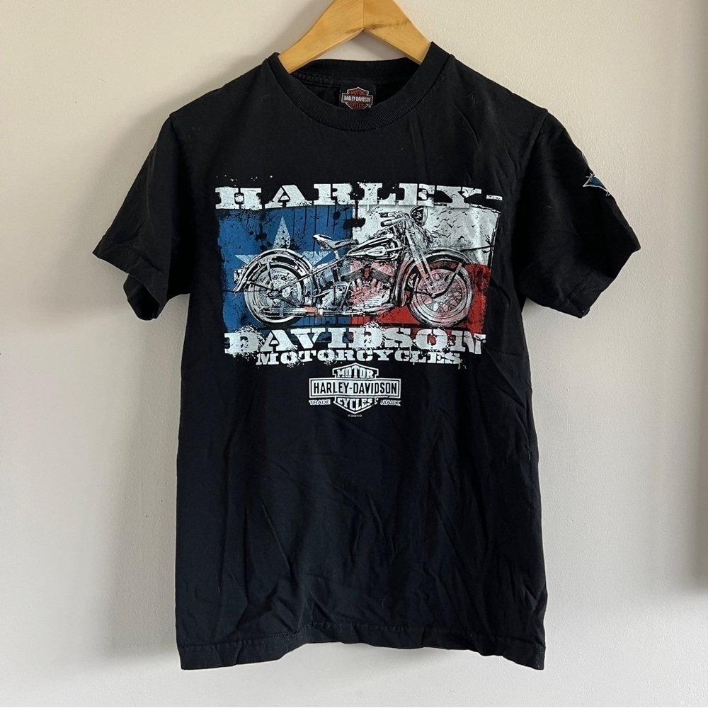 Harley-Davidson Texas Graphic T-Shirt Motorcycle Tee Women’s Small
